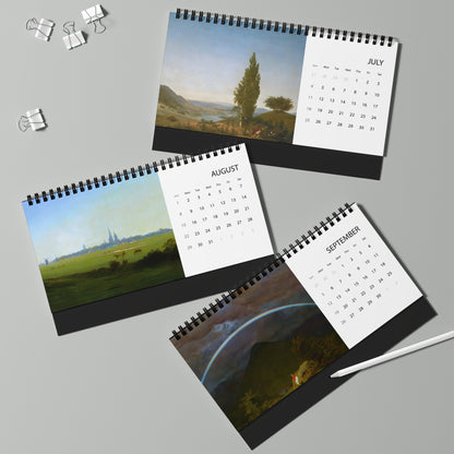 Caspar David Friedrich 2027 Desktop Calendar
