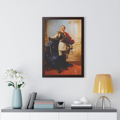 Kaiser Wilhelm II Framed Painting Poster