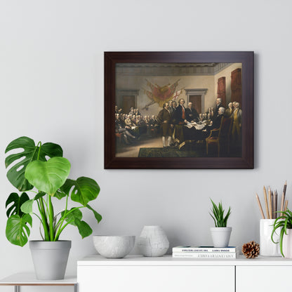 The Signing of The Declaration of Independence Framed Painting Poster