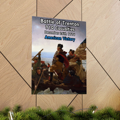 Battle of Trenton Vertical Matte Poster