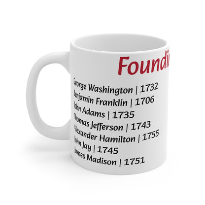 Founding Fathers History Mug
