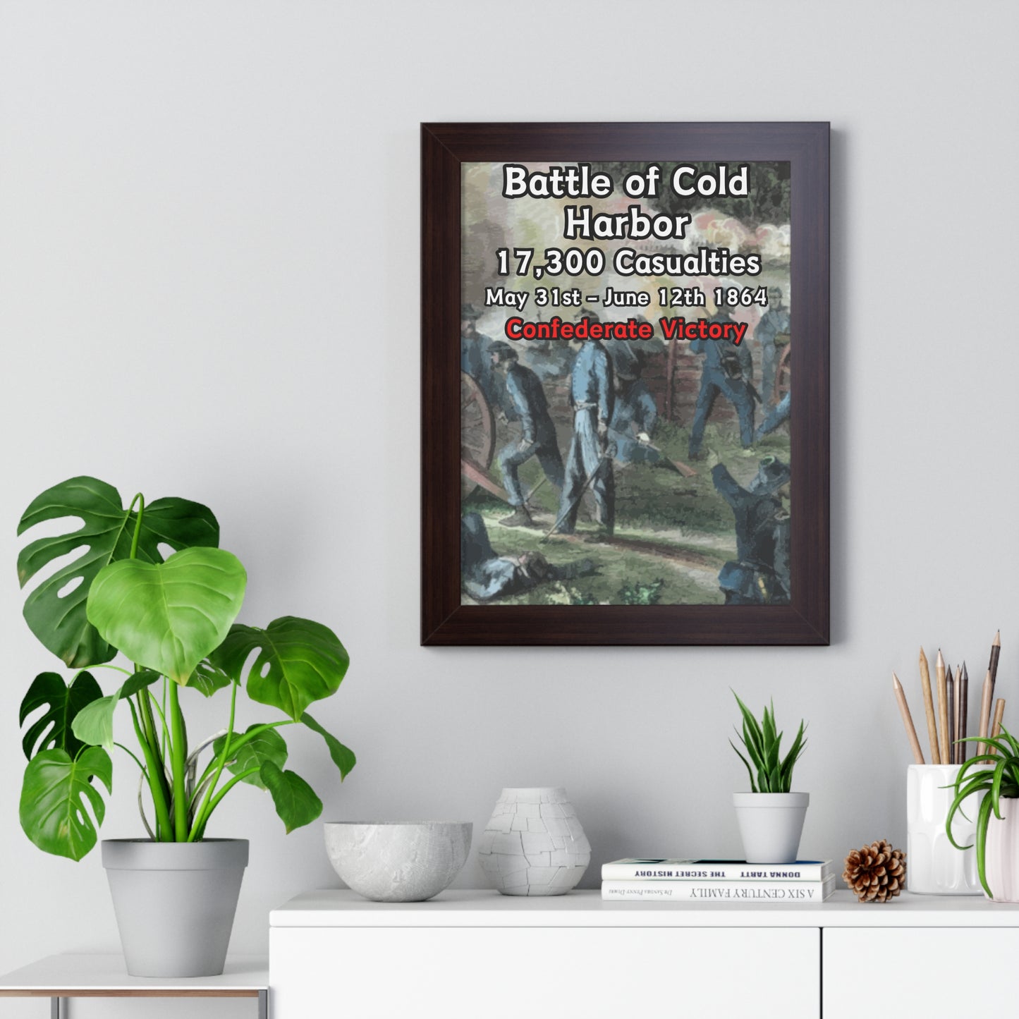 Battle of Cold Harbor Framed Poster