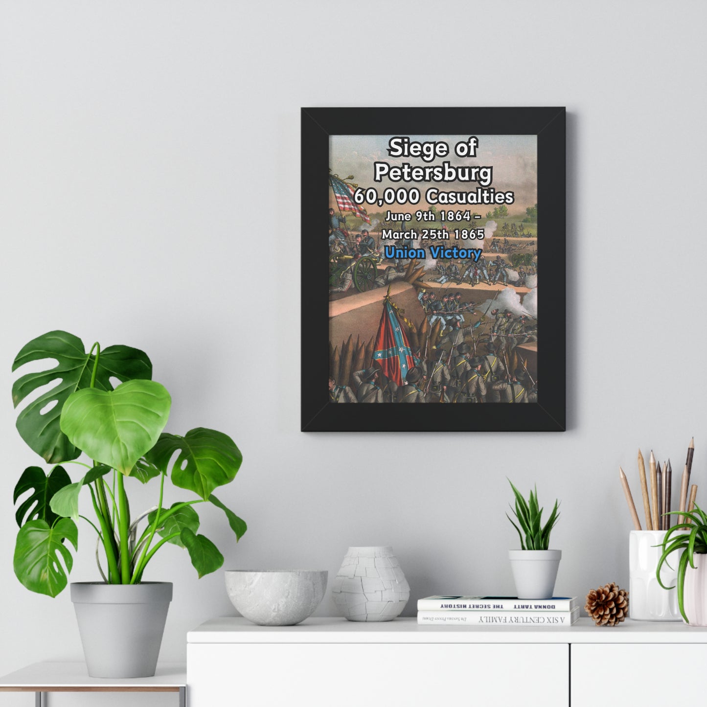 Siege of Petersburg Framed Poster