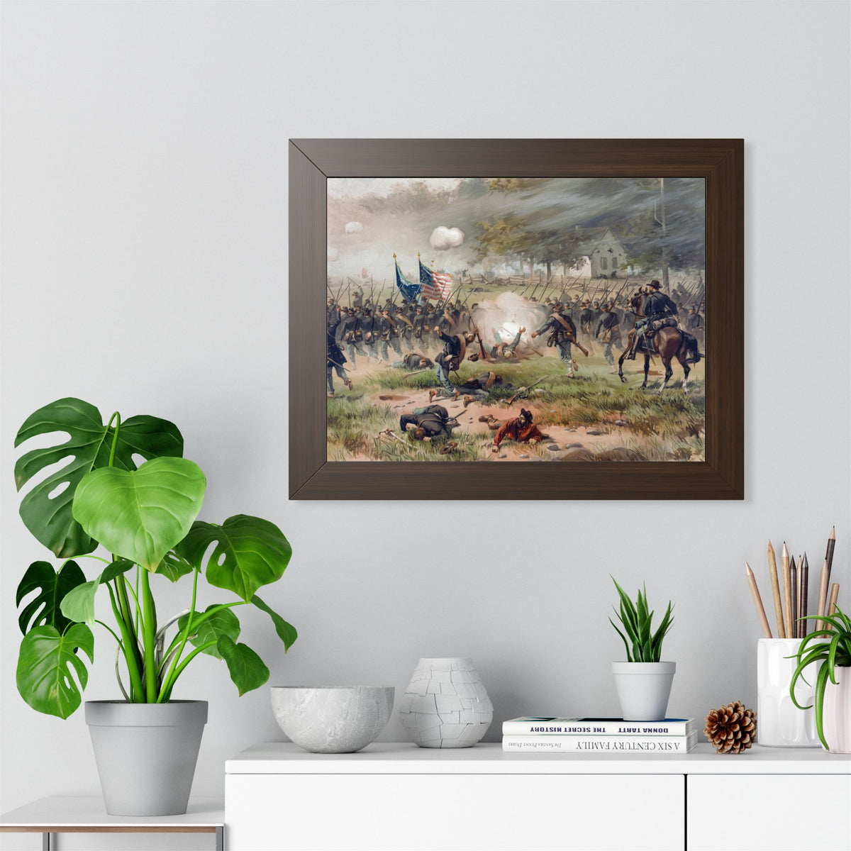 Battle of Antietam Framed Print | Thure de Thulstrup, 1887