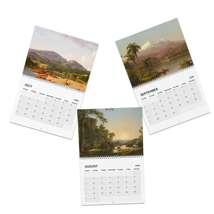 Frederic Edwin Church 2026 (Grid Style) Calendar