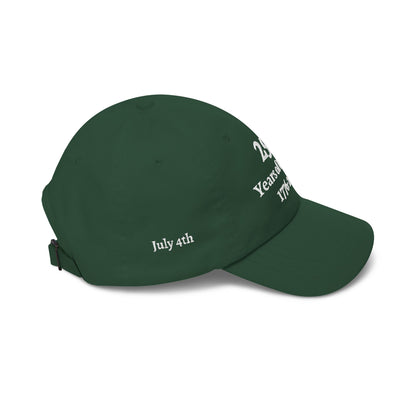 250 Years of History 1776–2026 Embroidered Hat
