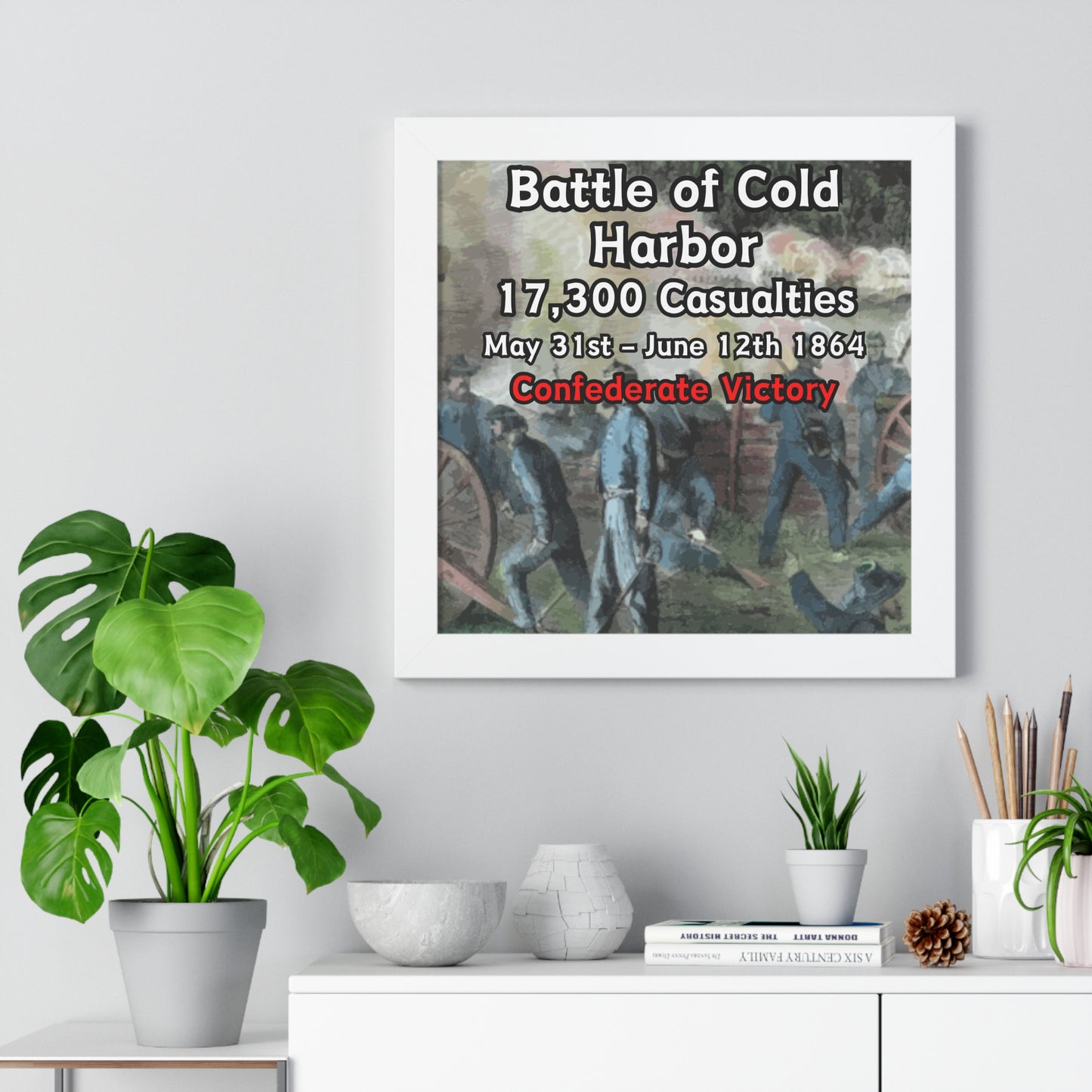 Battle of Cold Harbor Framed Poster