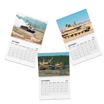 Tanks Throughout History 2026 (Grid Style) Calendar