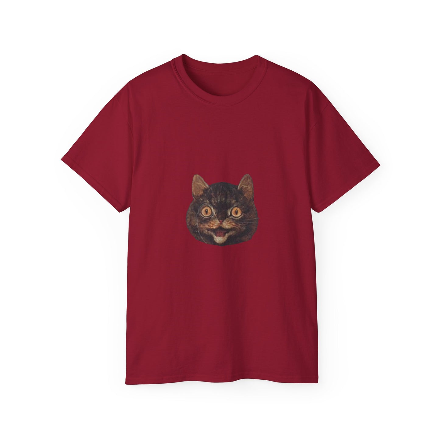 Cat Painting Cutout Unisex Ultra Cotton Shirt