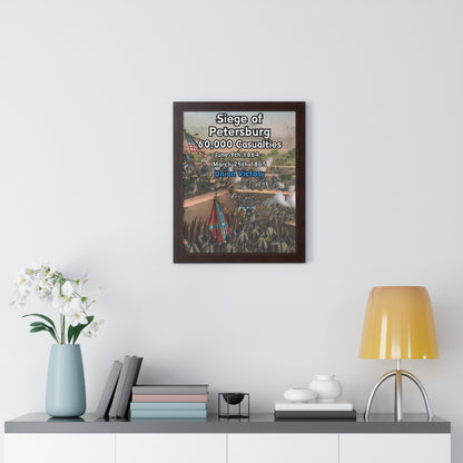 Siege of Petersburg Framed Poster