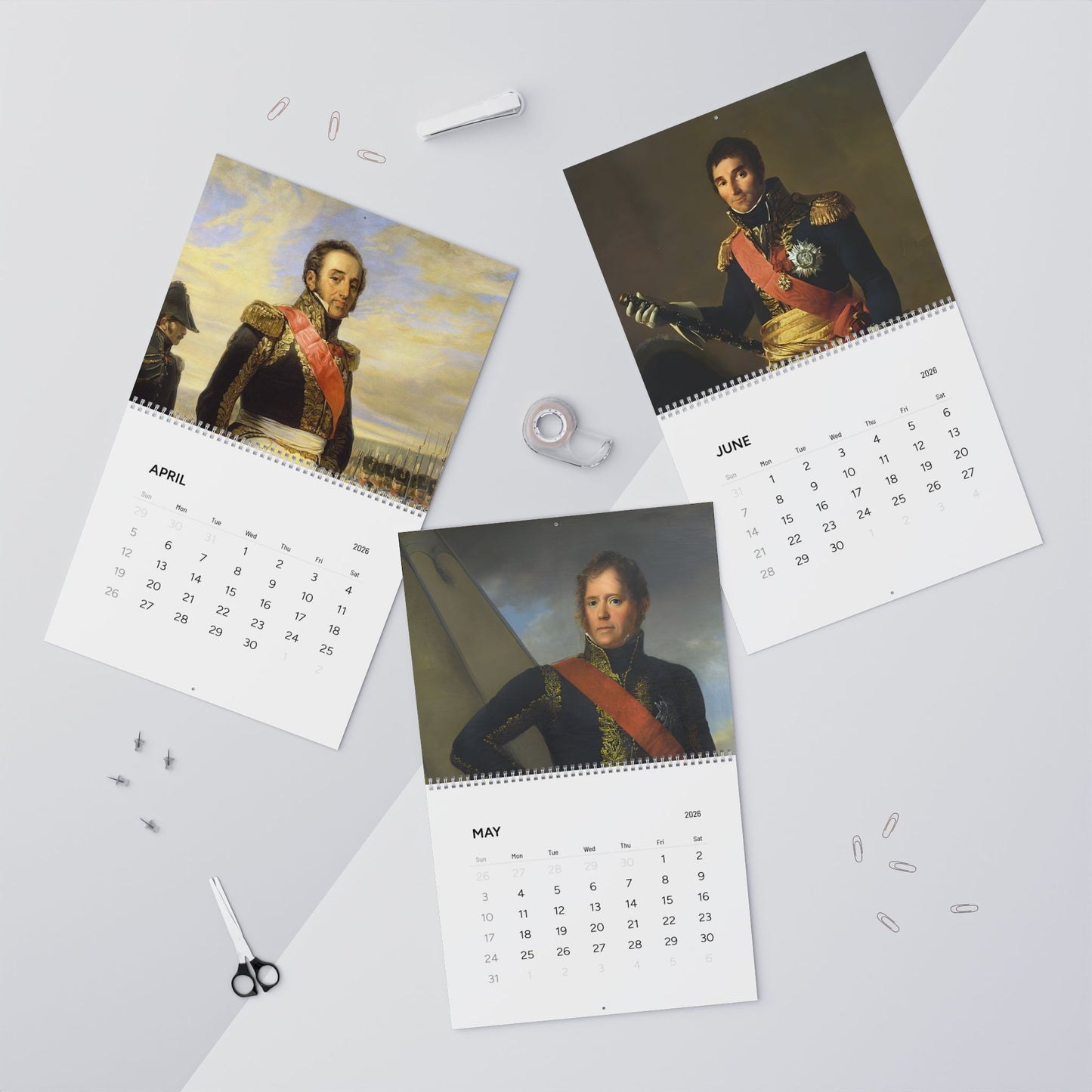 Napoleon's Marshals 2026 Calendar