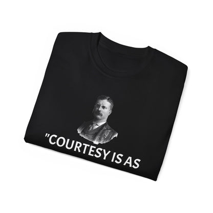 Theodore Roosevelt Quote Unisex Ultra Cotton Shirt