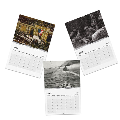 Historical Military Photo Wall Calendar 2027 — WWI Vintage Aviation & Officers