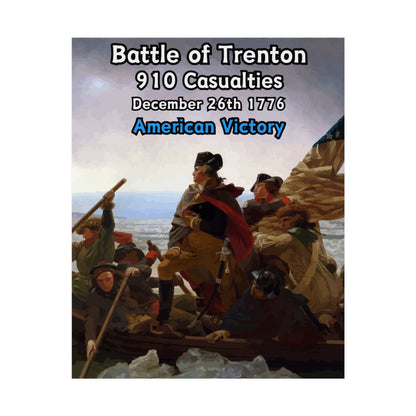 Battle of Trenton Vertical Matte Poster