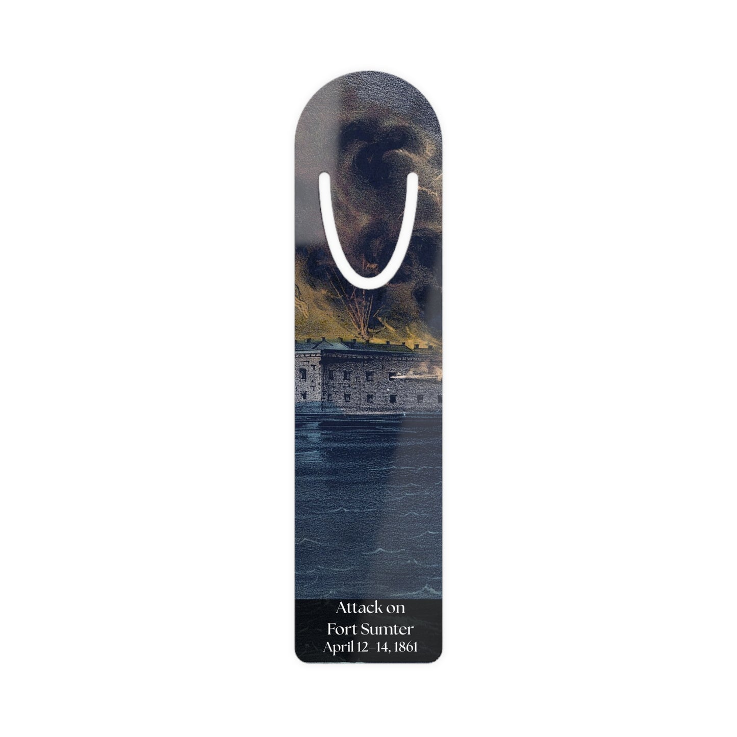 Fort Sumter Attack Bookmark