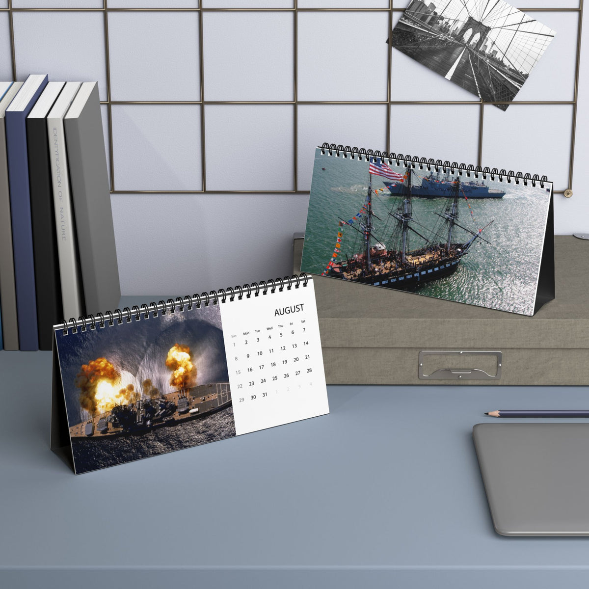 400 Years of American Ships 2027 Desktop Calendar