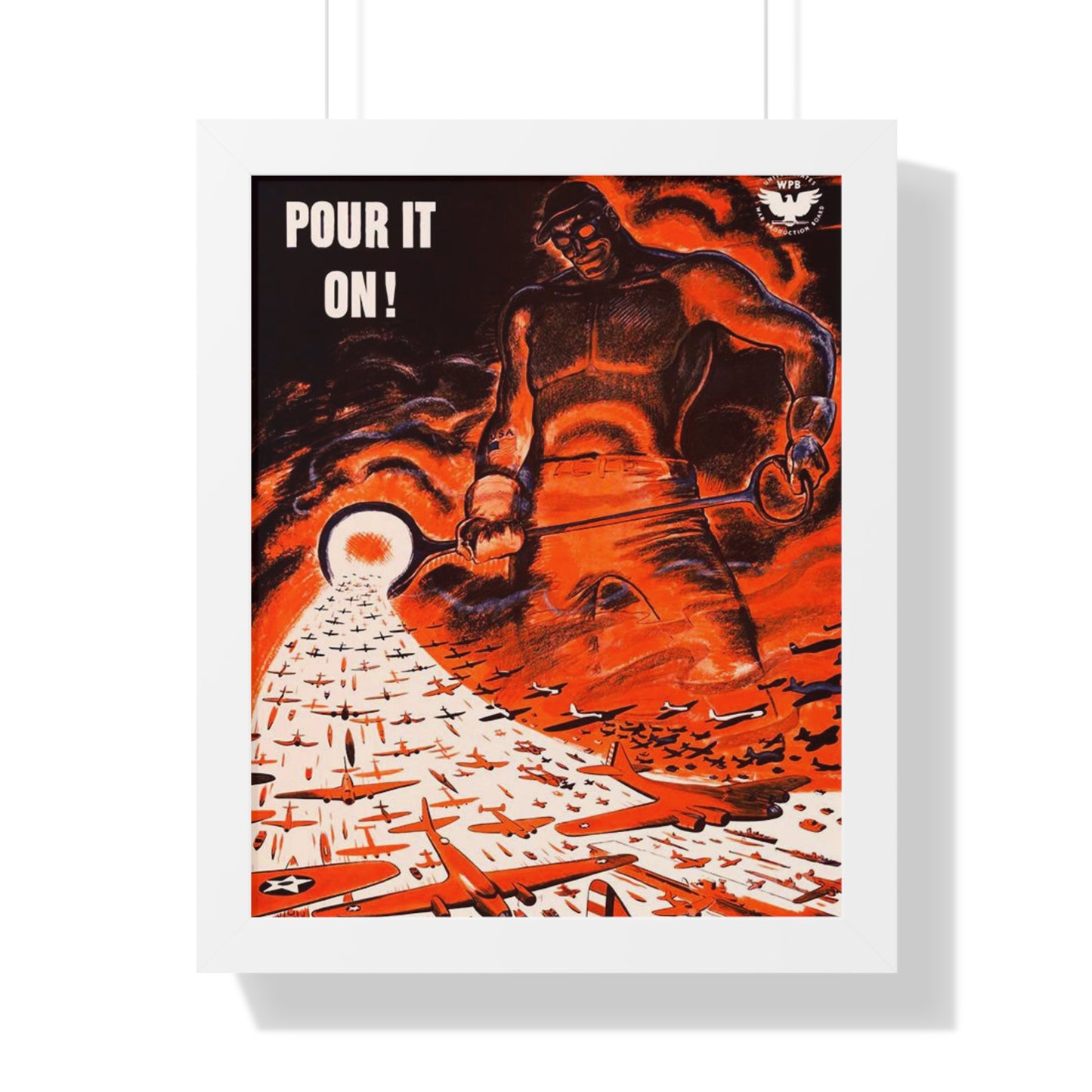 Pour it on Framed Poster