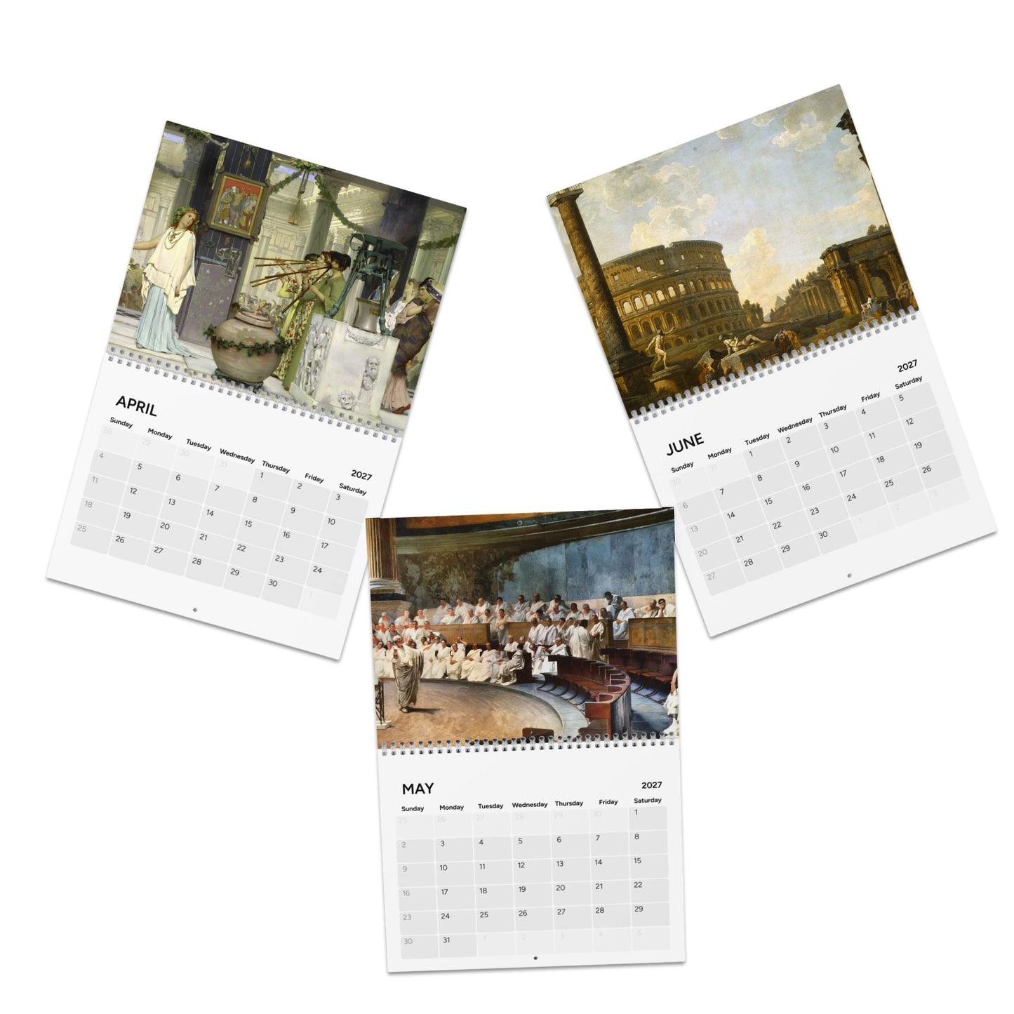Roman History 2027 Calendar