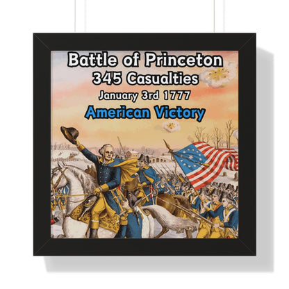 Battle of Princeton Framed Poster