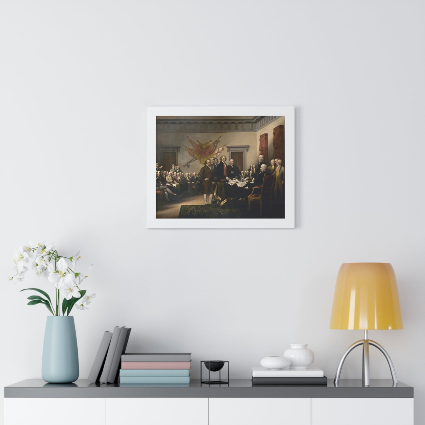 The Signing of The Declaration of Independence Framed Painting Poster