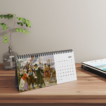 Colonial America 2027 Desktop Calendar