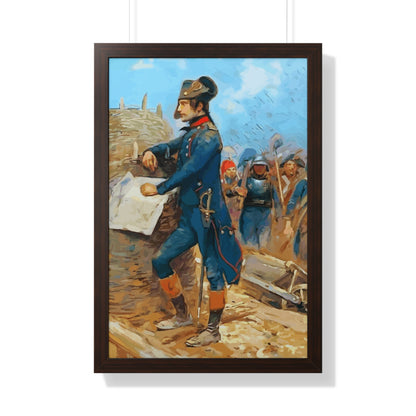 Napoleon Bonaparte at the Siege of Toulon Framed Painting Poster