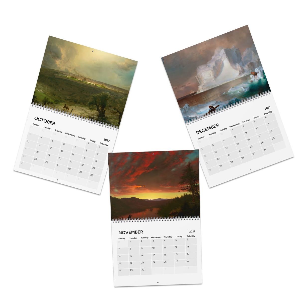 Frederic Edwin Church 2027 Wall Calendar
