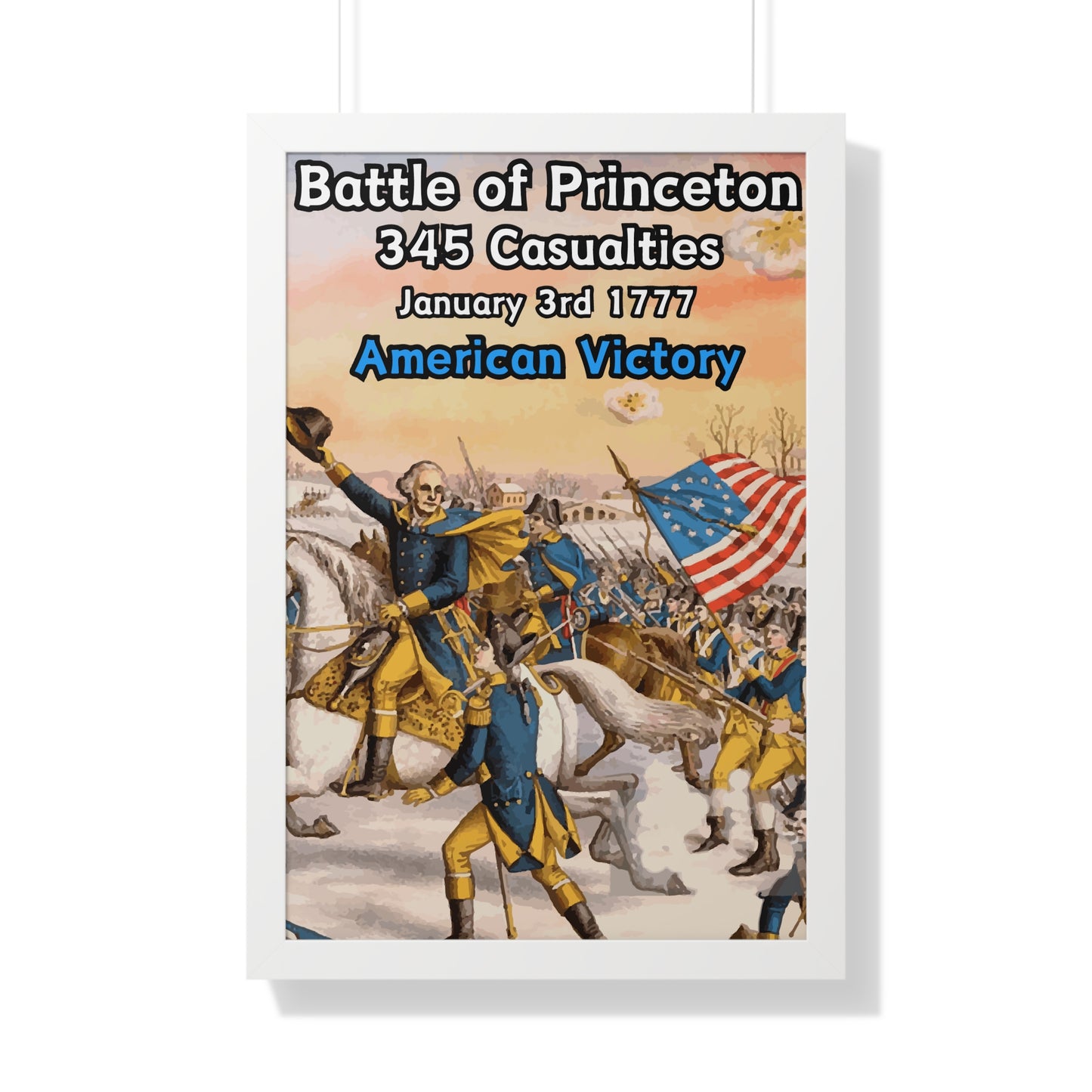 Battle of Princeton Framed Poster