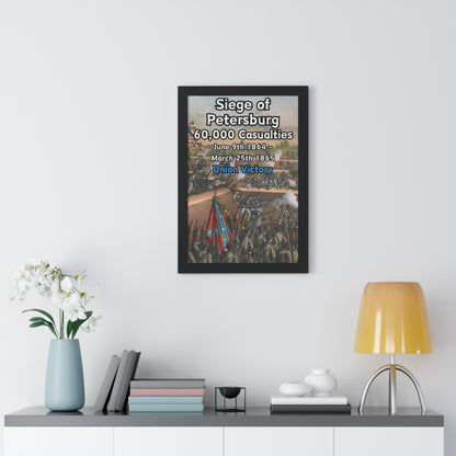 Siege of Petersburg Framed Poster