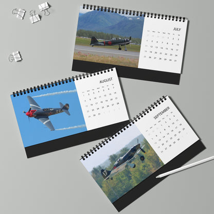 WW2 Aircraft in Color 2027 Desktop Calendar