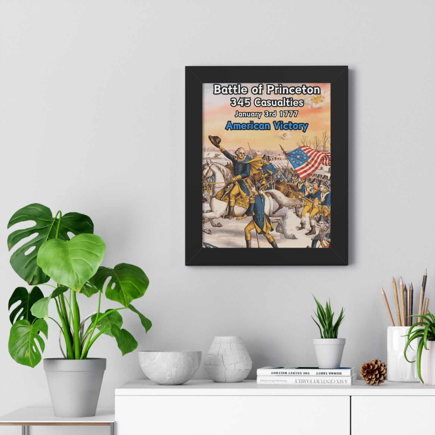 Battle of Princeton Framed Poster