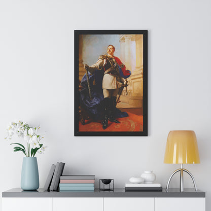 Kaiser Wilhelm II Framed Painting Poster