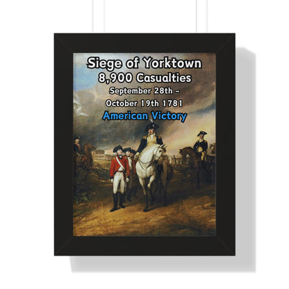 Siege of Yorktown Framed Poster