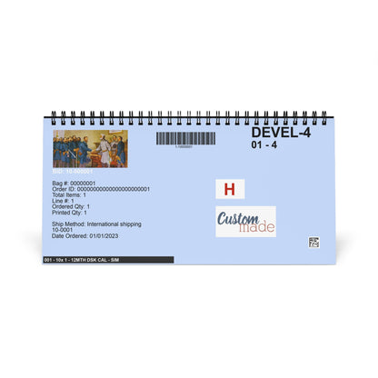 Civil War General Desktop Calendar 2026
