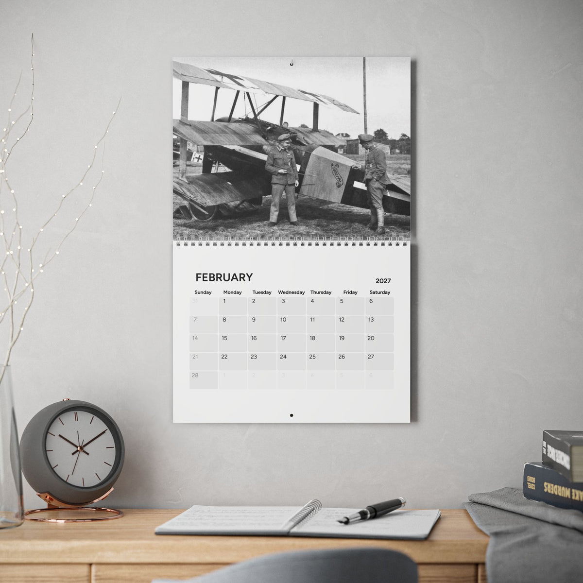 Aircraft Throughout History 2027 Calendar