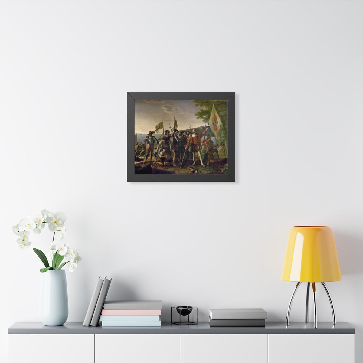 Landing of Columbus Framed Print | John Vanderlyn, 1847