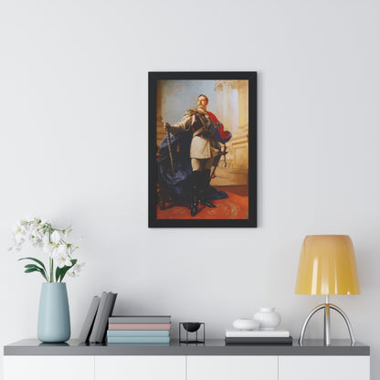 Kaiser Wilhelm II Framed Painting Poster