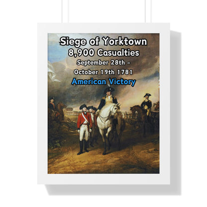 Siege of Yorktown Framed Poster