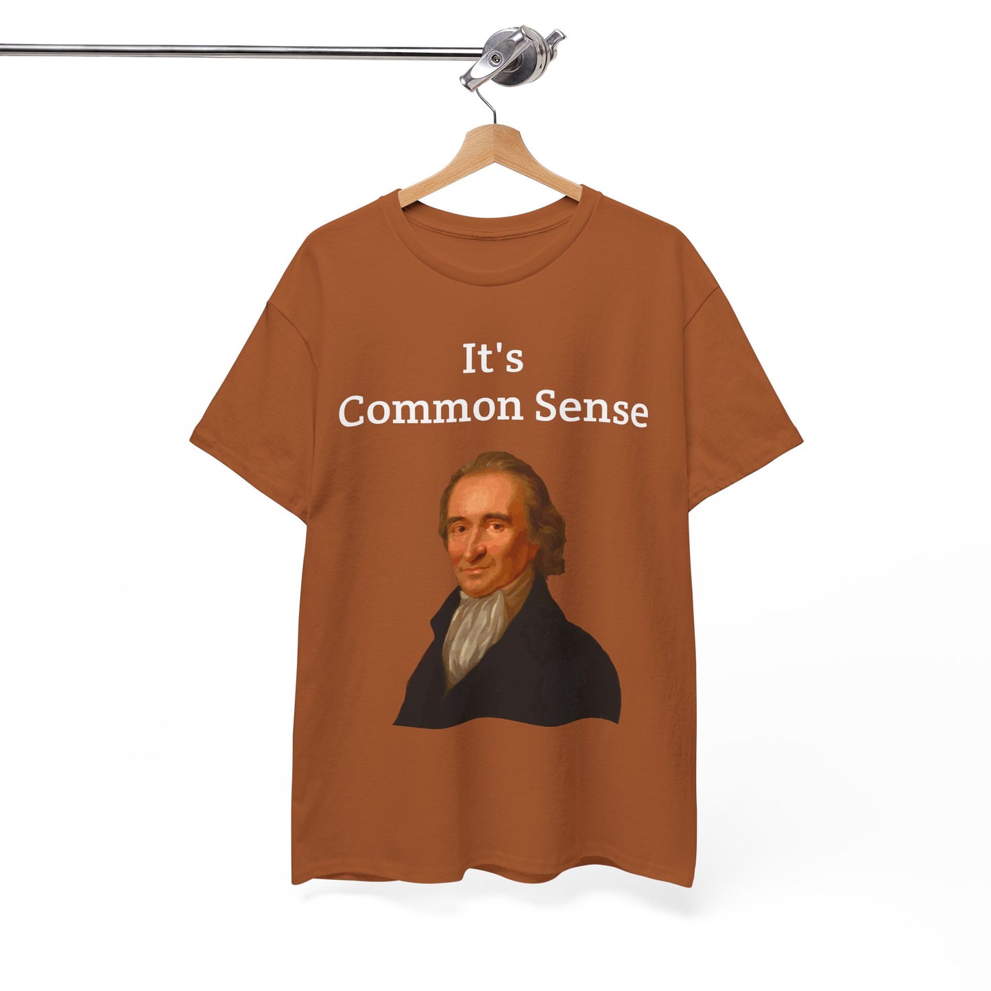 It's Common Sense Thomas Paine History Unisex Heavy Cotton T-Shirt