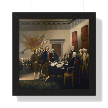 The Signing of The Declaration of Independence Framed Painting Poster