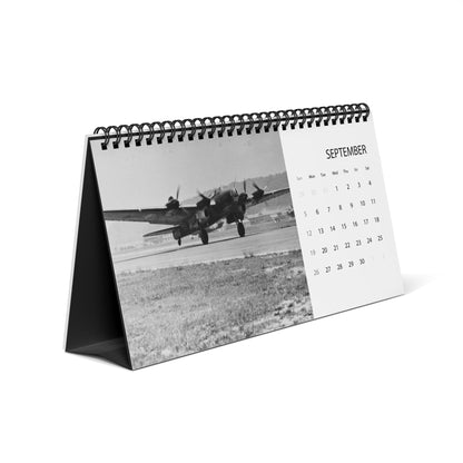 Vintage WW2 Bombers 2027 Desktop Calendar