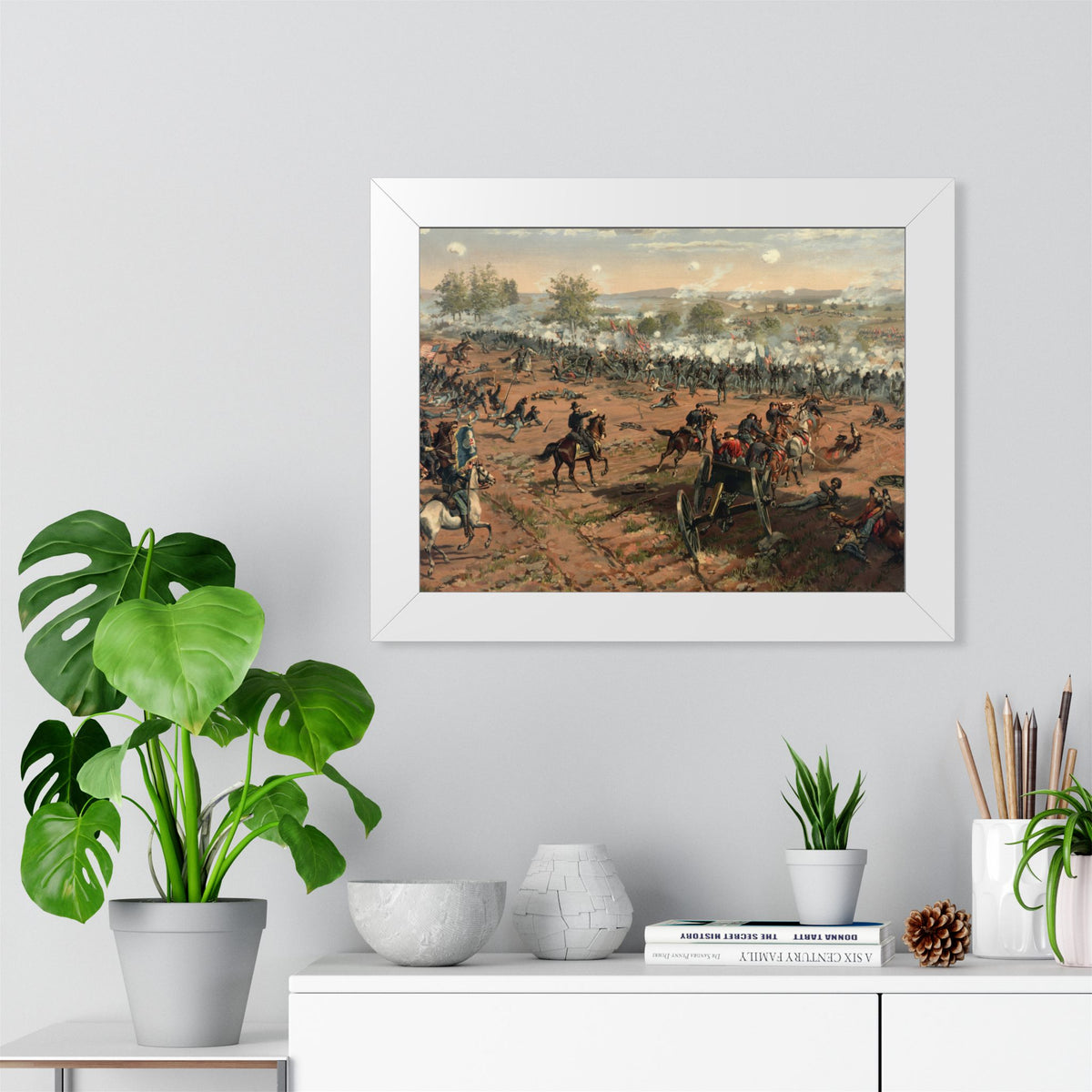 Battle of Gettysburg Framed Print | Thure de Thulstrup, 1887