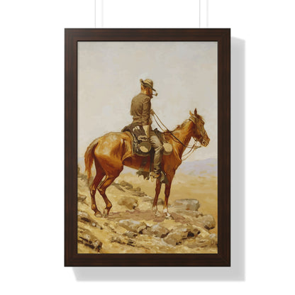 The Lookout Framed Painting Poster