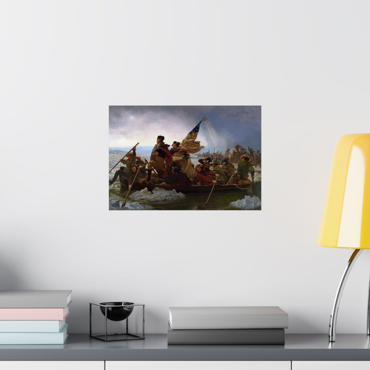 George Washington Crossing the Delaware Matte Poster