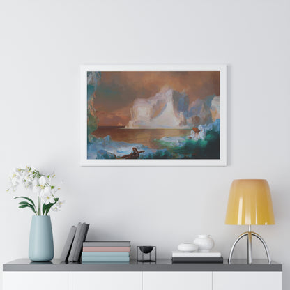 The Icebergs Framed Painting Poster