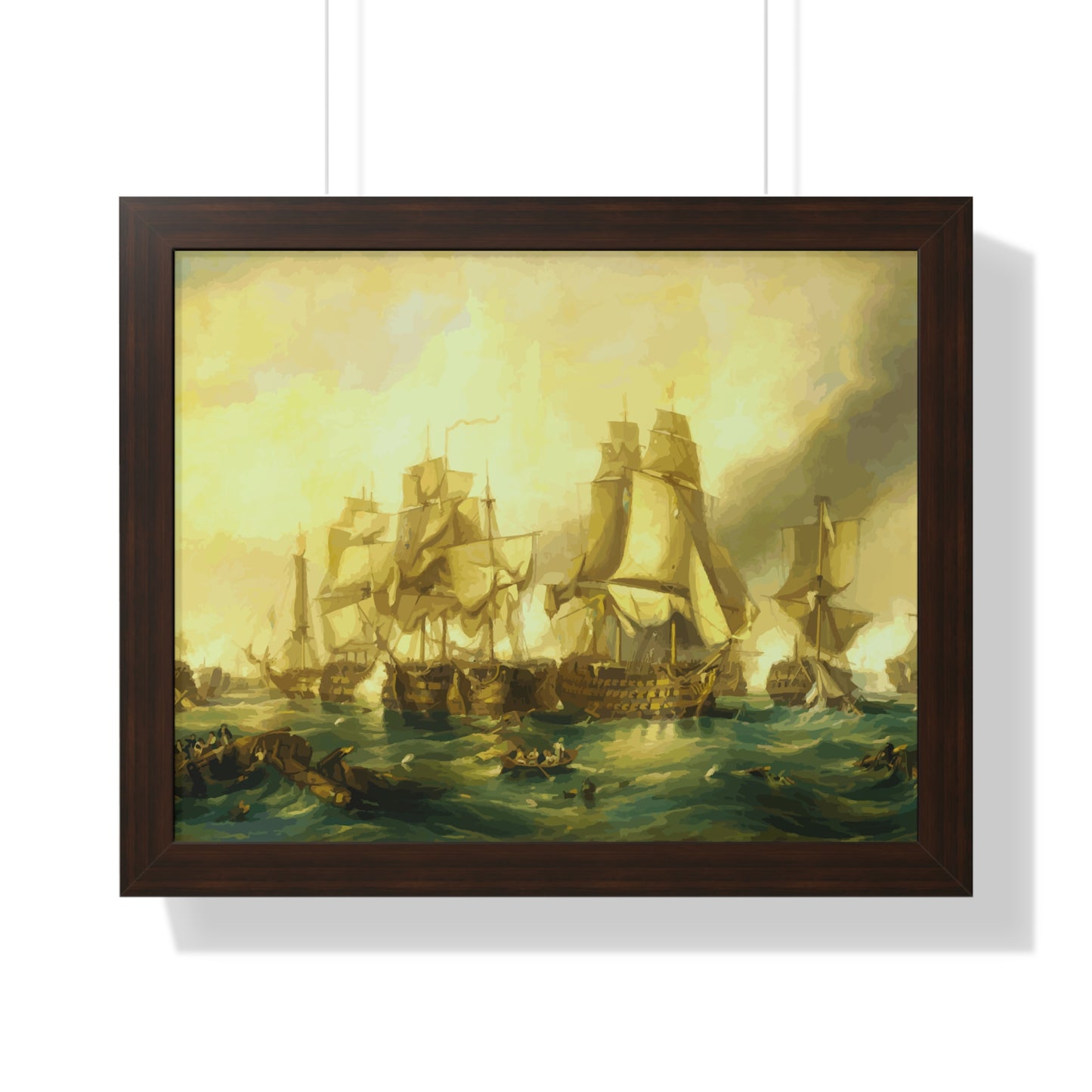 The Battle of Trafalgar Framed Painting Poster