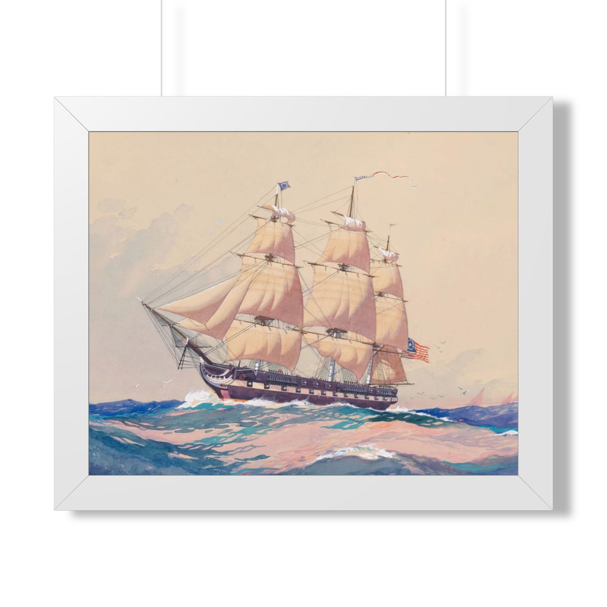 USS Philadelphia Framed Print | Worden Wood