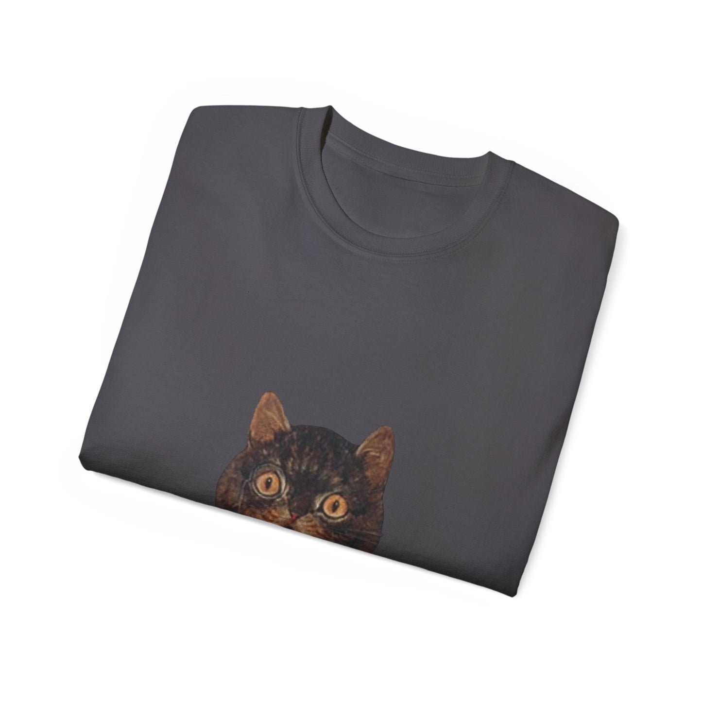 Cat Painting Cutout Unisex Ultra Cotton Shirt