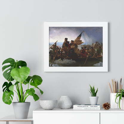 George Washington Crossing the Delaware Framed Painting Poster