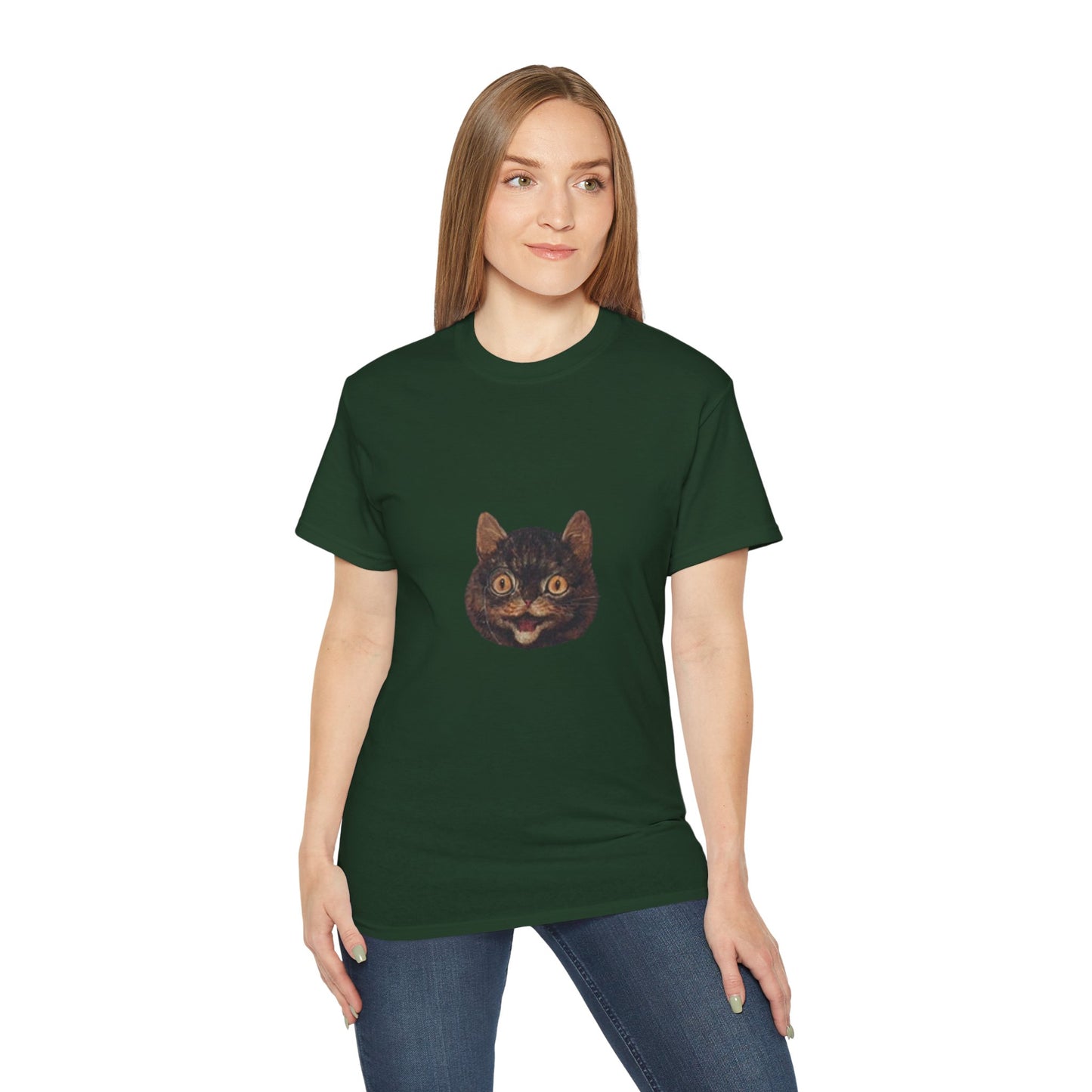 Cat Painting Cutout Unisex Ultra Cotton Shirt